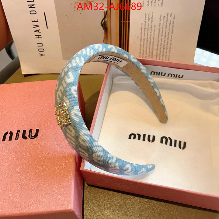 Hair band-MIU MIU high quality replica ID: AJ6689 $: 32USD