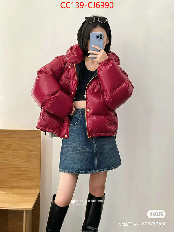 Down jacket Women-Celine best quality designer ID: CJ6990 $: 139USD