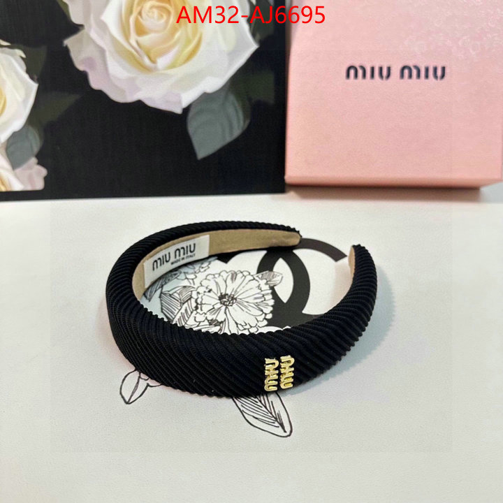 Hair band-MIU MIU top designer replica ID: AJ6695 $: 32USD