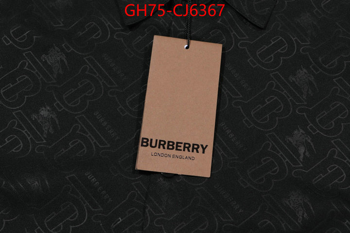 Clothing-Burberry top designer replica ID: CJ6367 $: 75USD