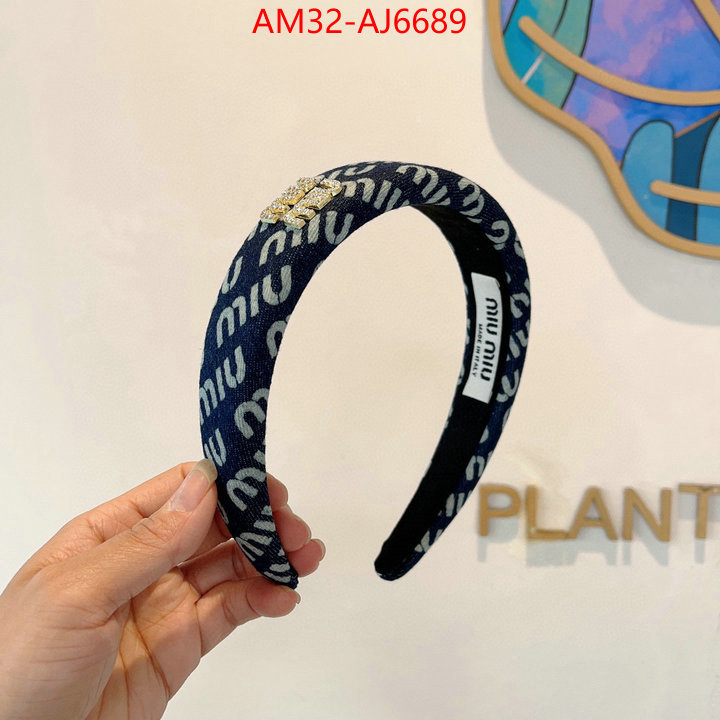 Hair band-MIU MIU high quality replica ID: AJ6689 $: 32USD