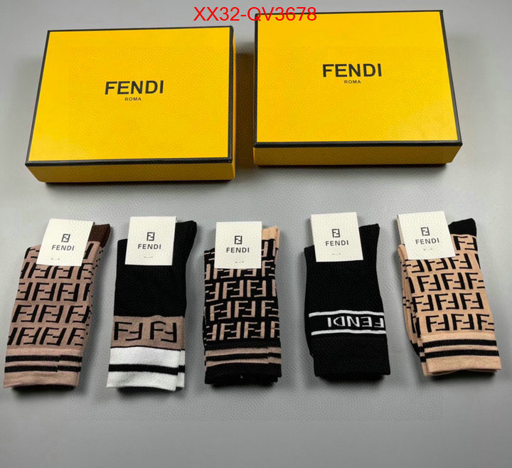 Sock-Fendi high quality aaaaa replica ID: QV3678 $: 32USD