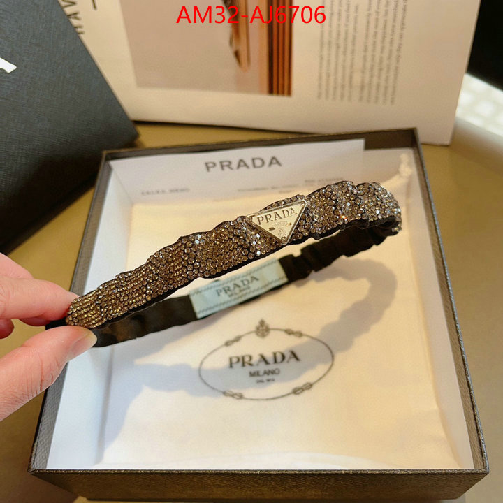 Hair band-Prada copy aaaaa ID: AJ6706 $: 32USD