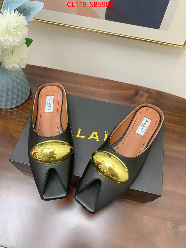 Women Shoes-ALAIA knockoff highest quality ID: SB5903 $: 119USD