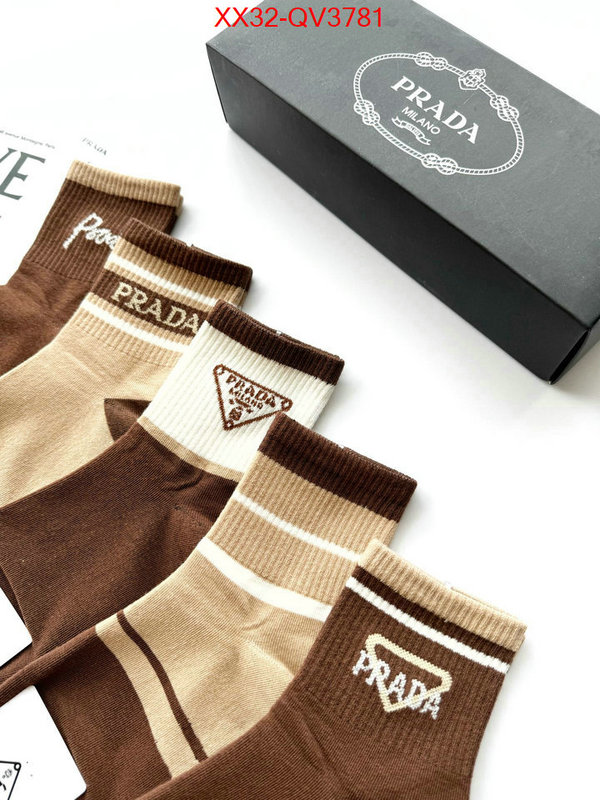 Sock-Prada buy the best high quality replica ID: QV3781 $: 32USD