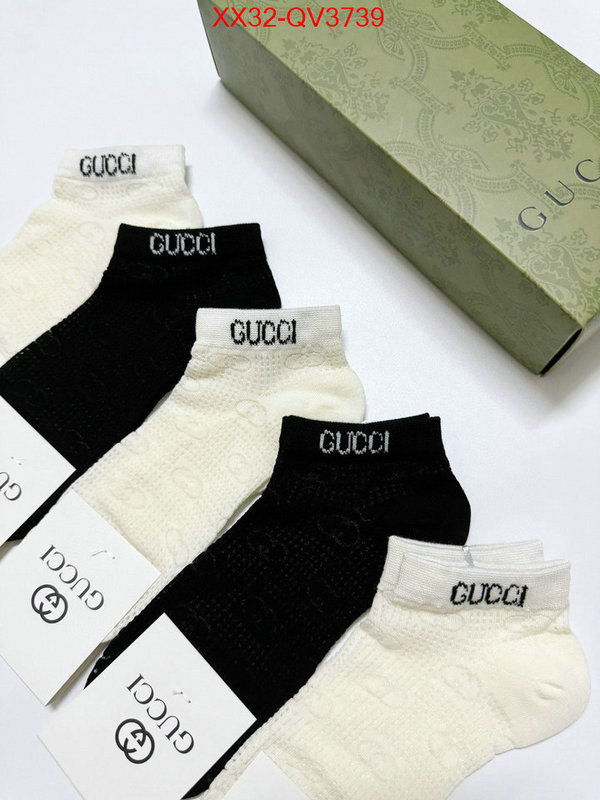 Sock-Gucci outlet 1:1 replica ID: QV3739 $: 32USD