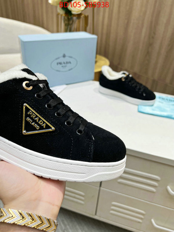 Women Shoes-Prada 2024 replica wholesale cheap sales online ID: SB5938 $: 105USD