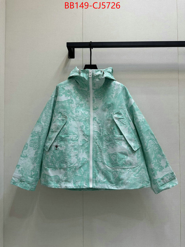 Clothing-Dior 2024 aaaaa replica 1st copy ID: CJ5726 $: 149USD