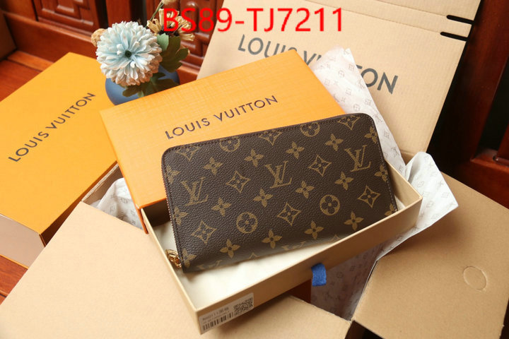 LV Bags(TOP)-Wallet aaaaa+ class replica ID: TJ7211 $: 89USD,