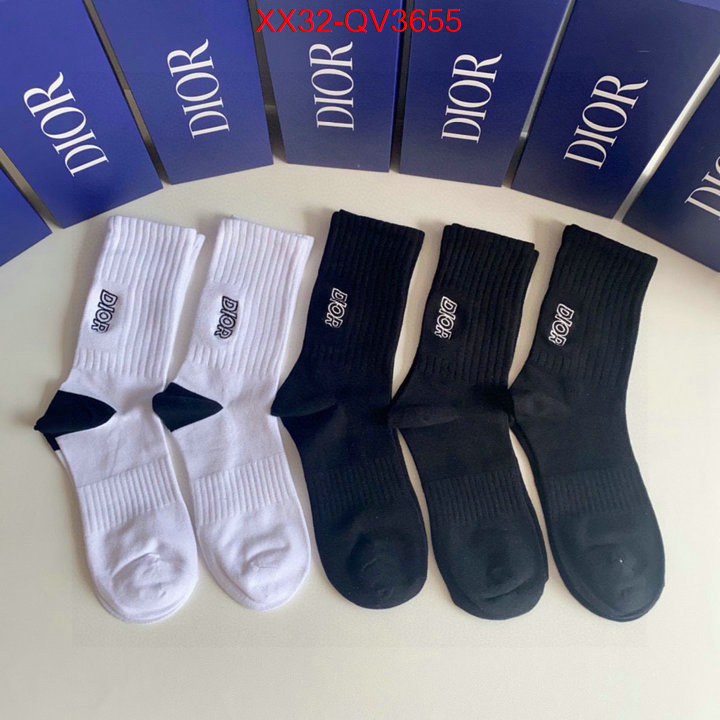 Sock-Dior designer fashion replica ID: QV3655 $: 32USD