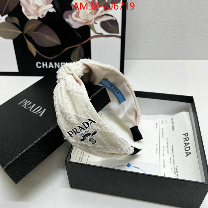 Hair band-Prada counter quality ID: AJ6719 $: 32USD