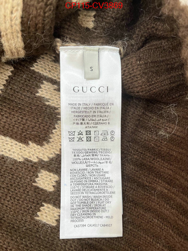 Clothing-Gucci top quality ID: CV3869 $: 115USD