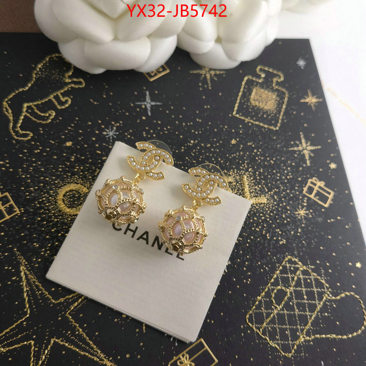 Jewelry-Chanel where quality designer replica ID: JB5742 $: 32USD