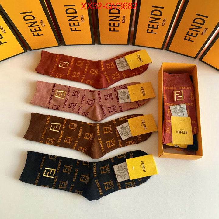 Sock-Fendi counter quality ID: QV3682 $: 32USD