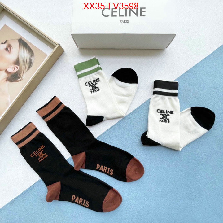 Sock-CELINE where to buy replicas ID: LV3598 $: 35USD