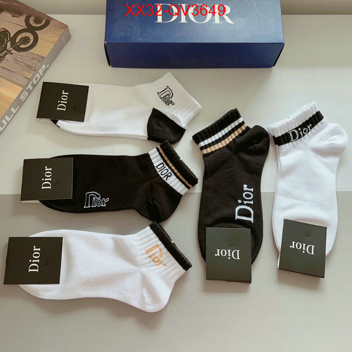 Sock-Dior cheap high quality replica ID: QV3649 $: 32USD