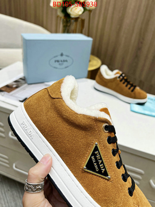 Women Shoes-Prada 2024 replica wholesale cheap sales online ID: SB5938 $: 105USD