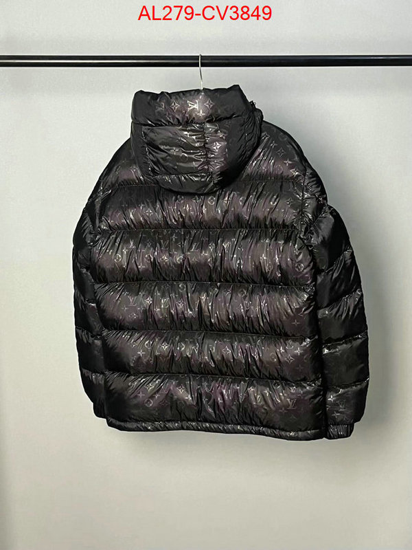 Down jacket Men-LV designer 1:1 replica ID: CV3849 $: 279USD