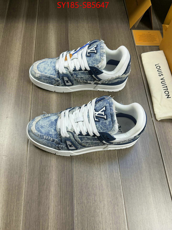 Men Shoes-LV how to start selling replica ID: SB5647 $: 185USD