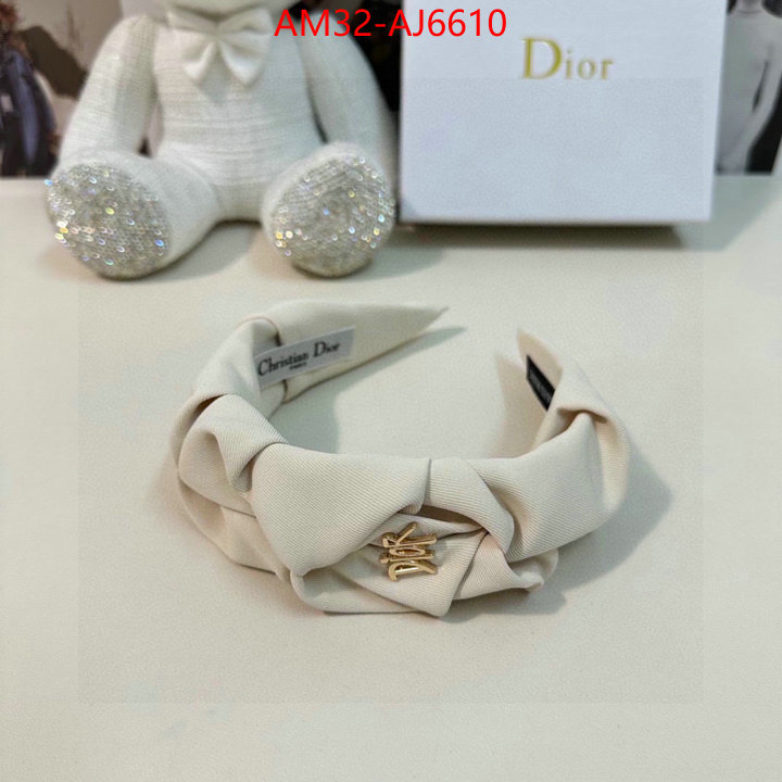 Hair band-Dior how to find designer replica ID: AJ6610 $: 32USD