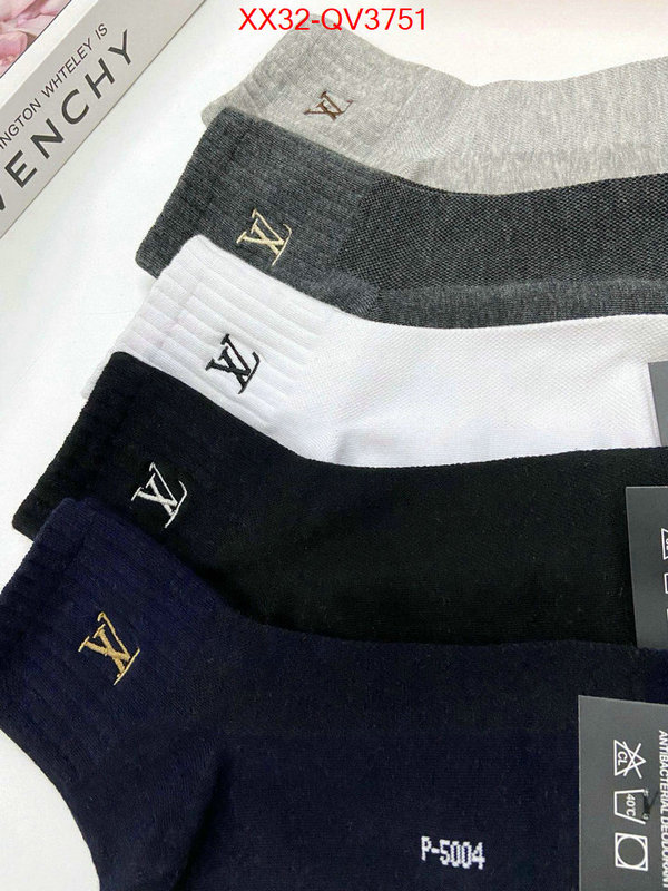 Sock-LV replica shop ID: QV3751 $: 32USD