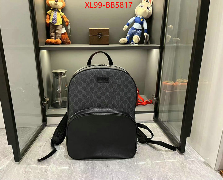 Gucci Bags(4A)-Backpack- top designer replica ID: BB5817 $: 99USD,