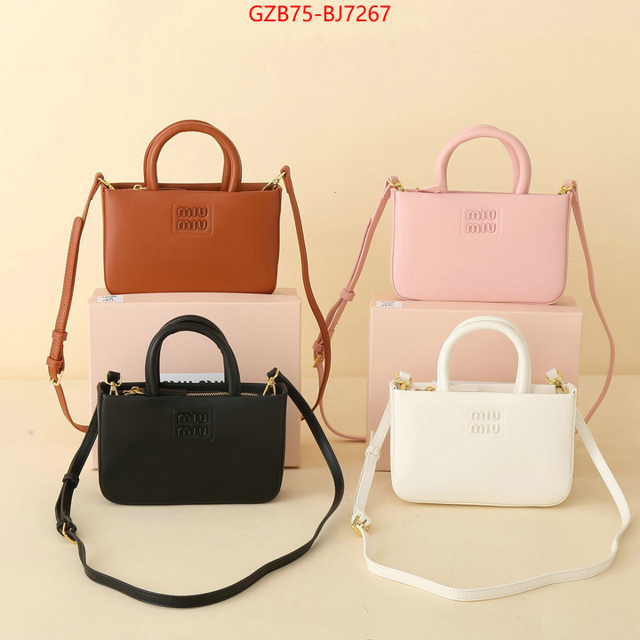 Miu Miu Bags(4A)-Handbag- perfect ID: BJ7267 $: 75USD,