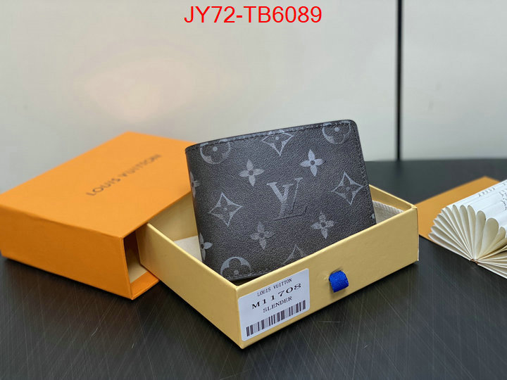 LV Bags(TOP)-Wallet designer high replica ID: TB6089 $: 72USD,