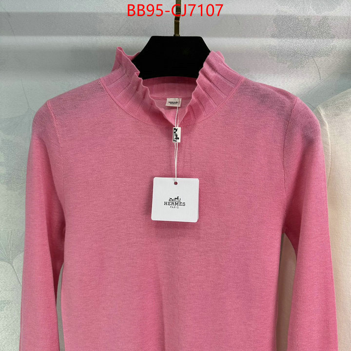 Clothing-Hermes shop cheap high quality 1:1 replica ID: CJ7107 $: 95USD