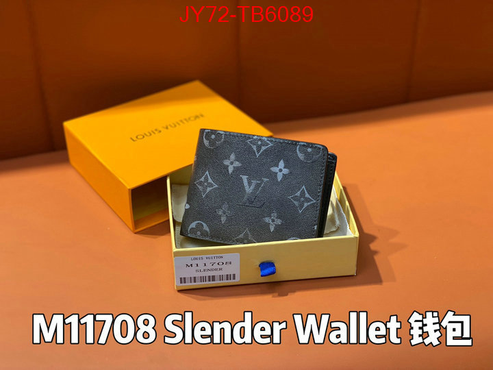 LV Bags(TOP)-Wallet designer high replica ID: TB6089 $: 72USD,