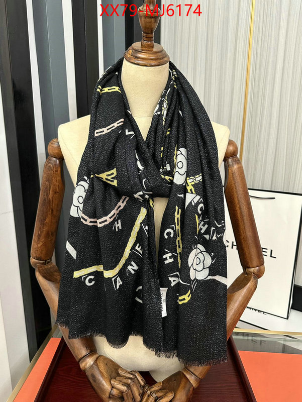 Scarf-Chanel at cheap price ID: MJ6174 $: 79USD