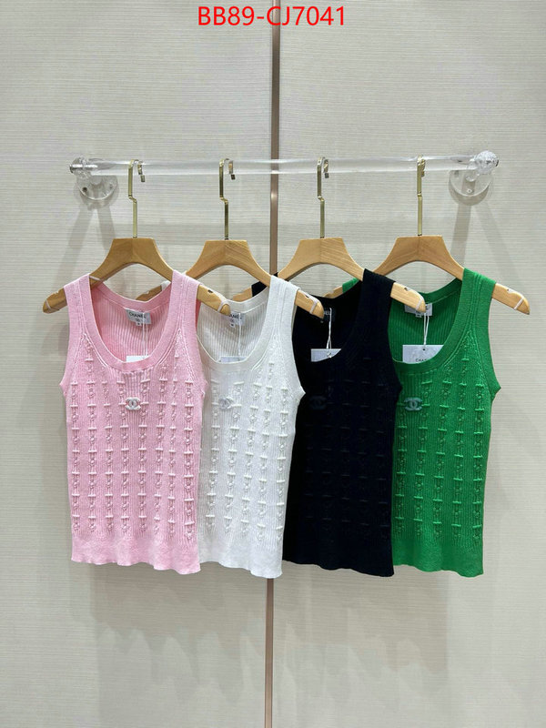 Clothing-Chanel top quality fake ID: CJ7041 $: 89USD