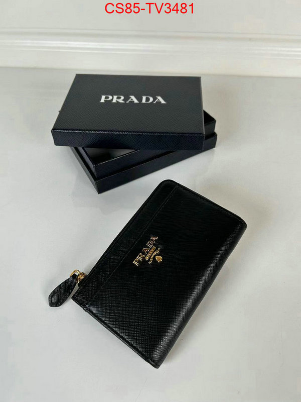 Prada Bags(TOP)-Wallet where to find best ID: TV3481 $: 85USD,