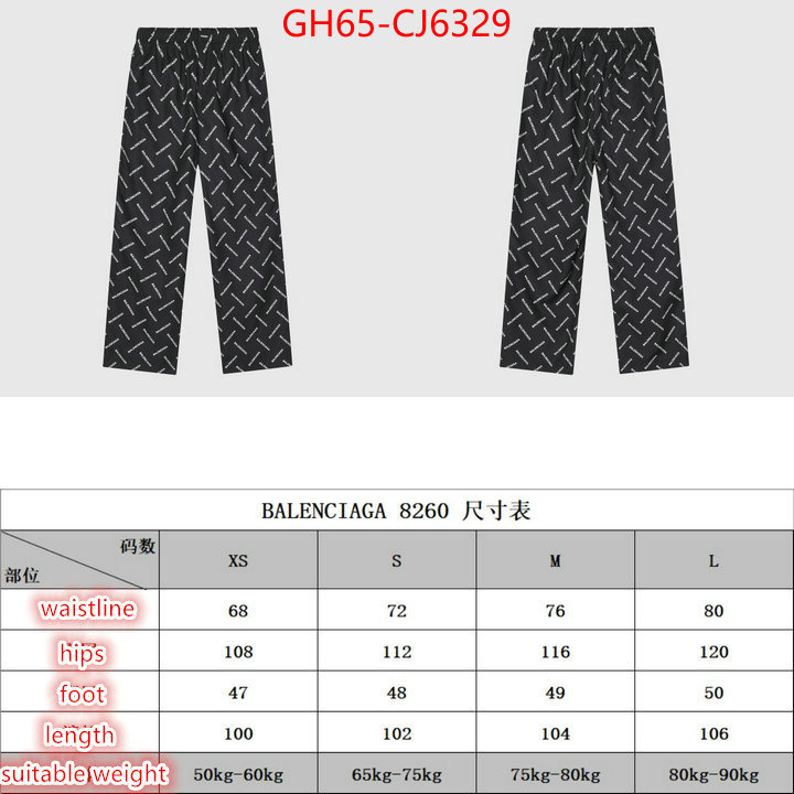 Clothing-Balenciaga online from china ID: CJ6329 $: 65USD