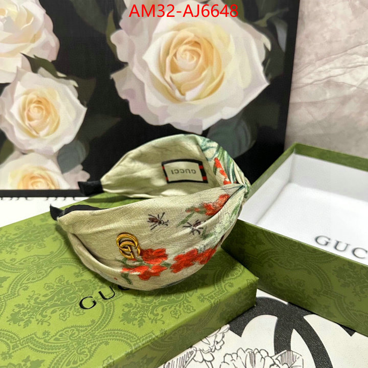 Hair band-Gucci luxury ID: AJ6648 $: 32USD