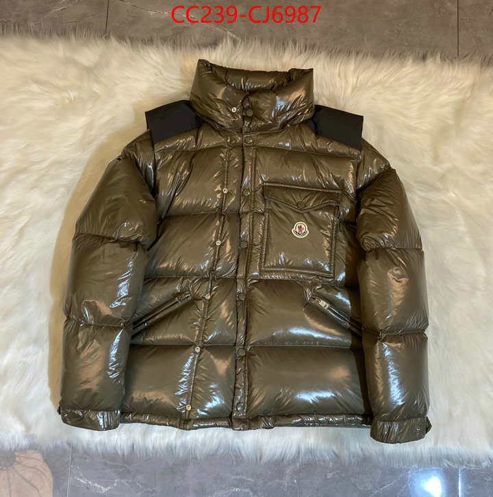 Down jacket Men-Moncler top quality replica ID: CJ6987 $: 239USD