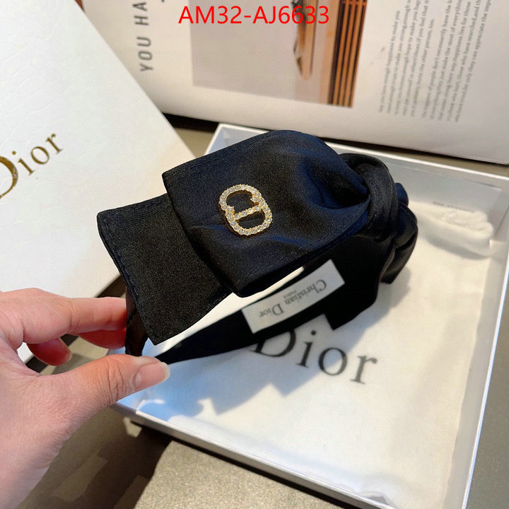 Hair band-Dior designer fake ID: AJ6633 $: 32USD