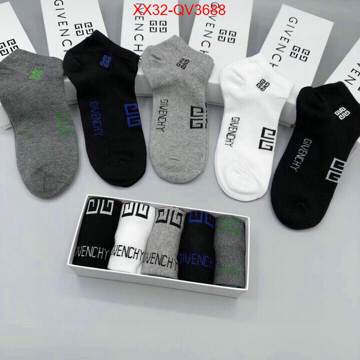 Sock-Givenchy highest product quality ID: QV3688 $: 32USD