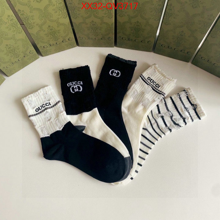 Sock-Gucci the highest quality fake ID: QV3717 $: 32USD