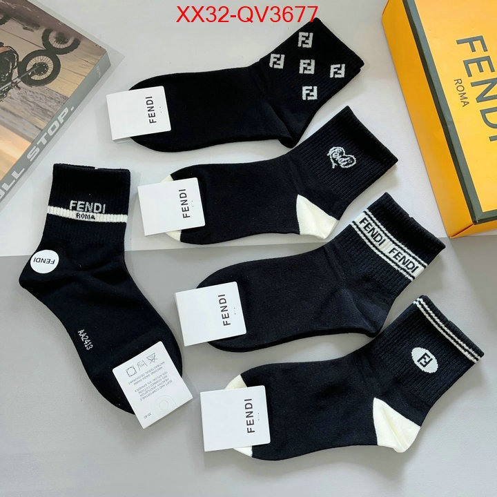 Sock-Fendi fake ID: QV3677 $: 32USD