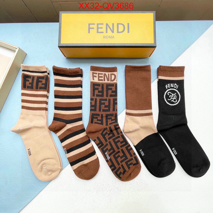 Sock-Fendi is it ok to buy replica ID: QV3686 $: 32USD