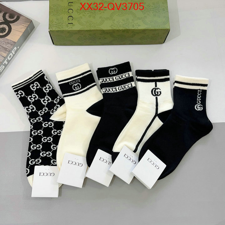 Sock-Gucci luxury cheap replica ID: QV3705 $: 32USD