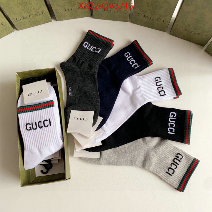 Sock-Gucci buy first copy replica ID: QV3716 $: 32USD