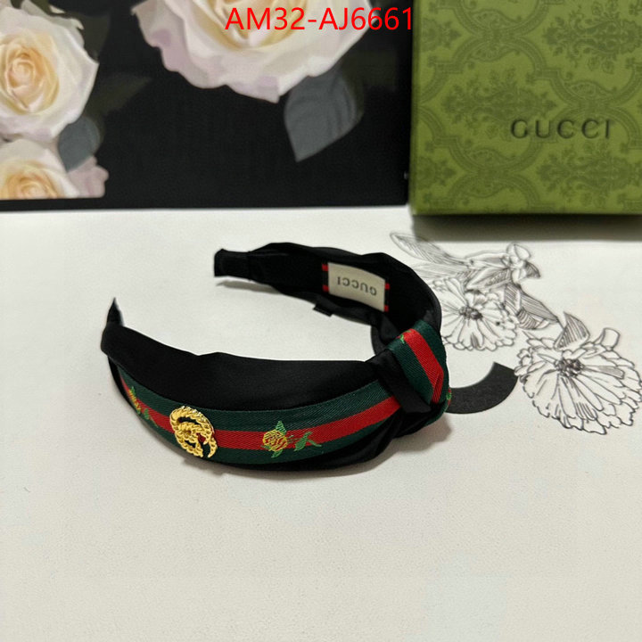 Hair band-Gucci shop cheap high quality 1:1 replica ID: AJ6661 $: 32USD