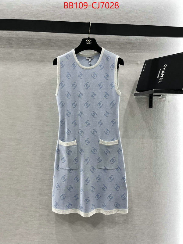 Clothing-Chanel where should i buy to receive ID: CJ7028 $: 109USD