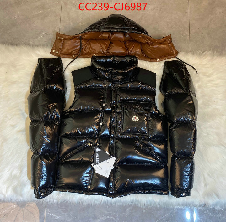 Down jacket Men-Moncler top quality replica ID: CJ6987 $: 239USD