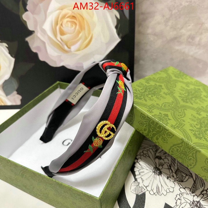 Hair band-Gucci shop cheap high quality 1:1 replica ID: AJ6661 $: 32USD