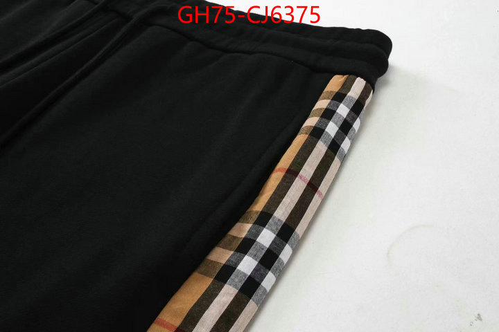 Clothing-Burberry what ID: CJ6375 $: 75USD