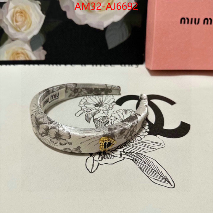 Hair band-MIU MIU replica designer ID: AJ6692 $: 32USD