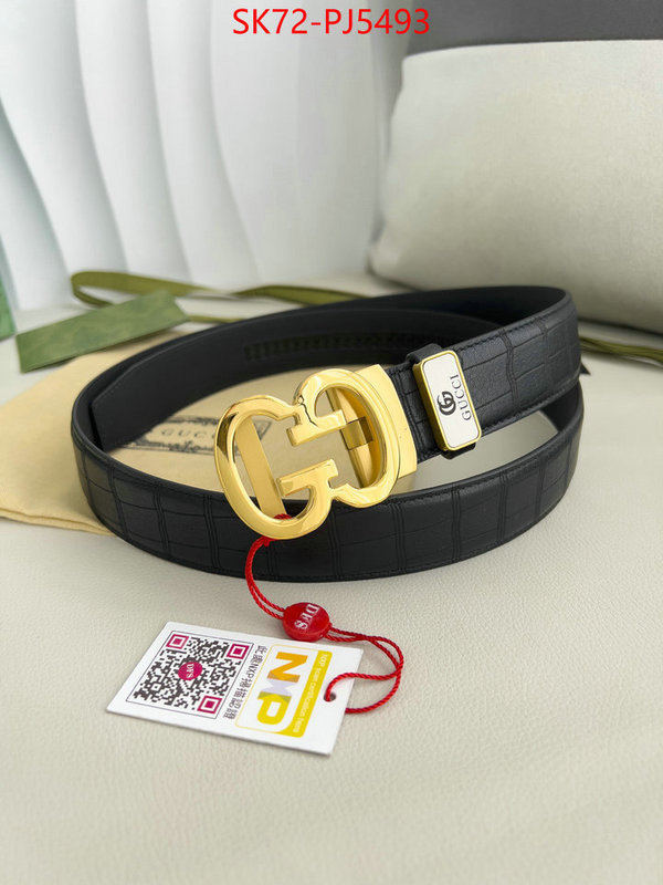 Belts-Gucci how to buy replcia ID: PJ5493 $: 72USD